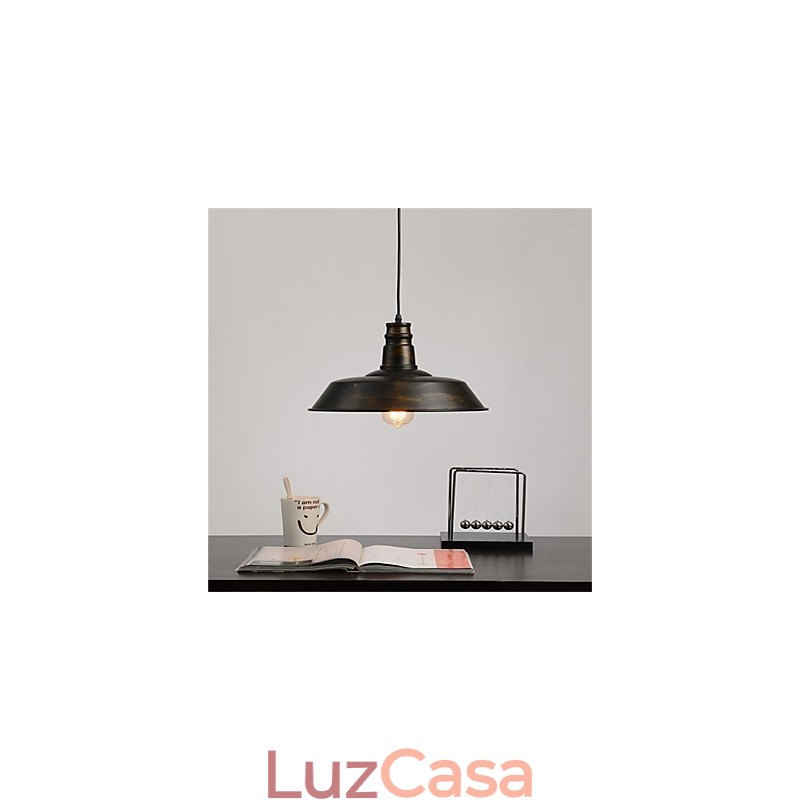 O diâmetro do lustre retrô minimalista de 360 mm com capa única