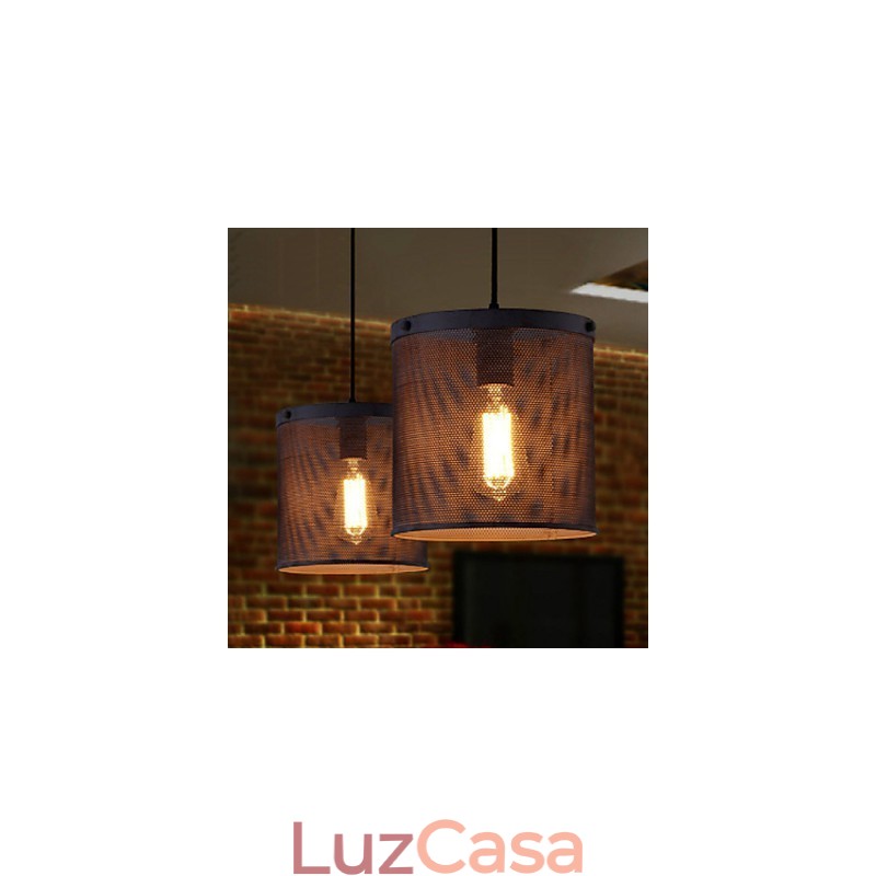 Lustre de metal estilo mini contemporâneo moderno