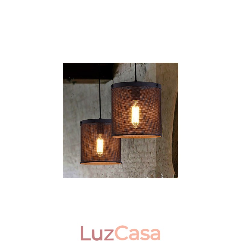 Lustre de metal estilo mini contemporâneo moderno