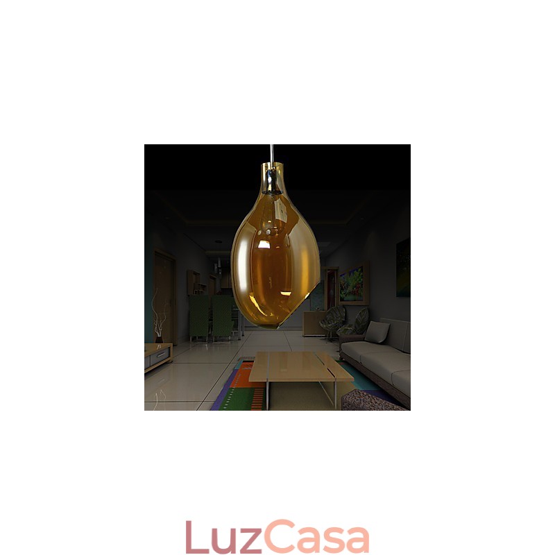 Luminárias pendentes modernas contemporâneas de metal