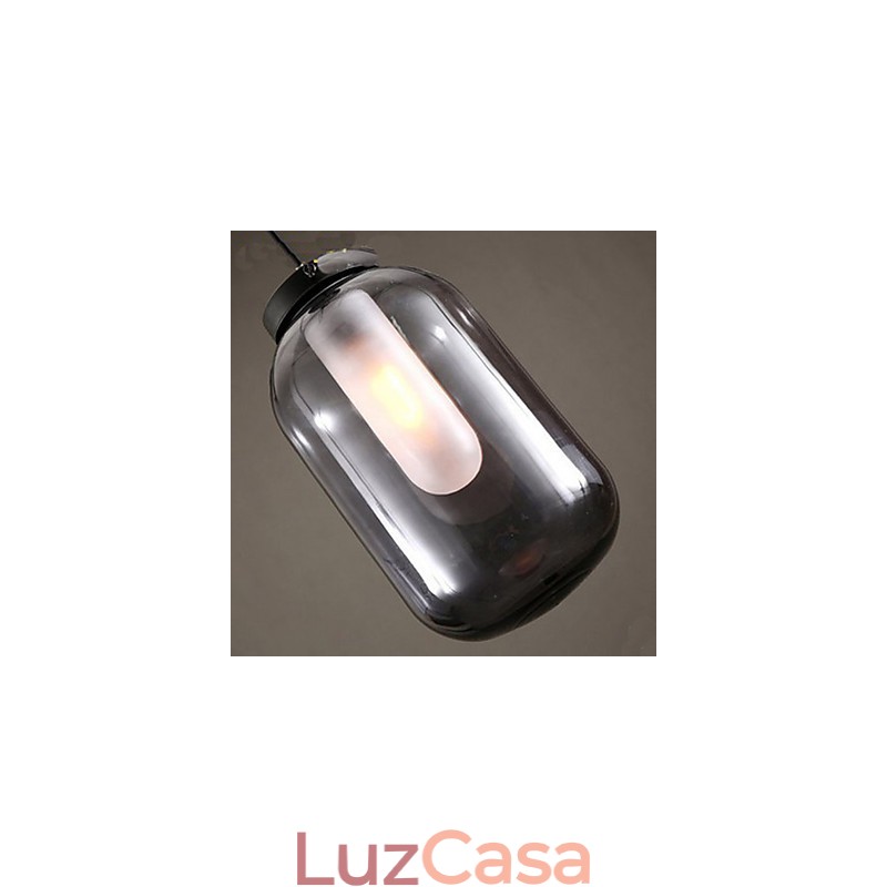 Luminárias de vidro simples e modernas
