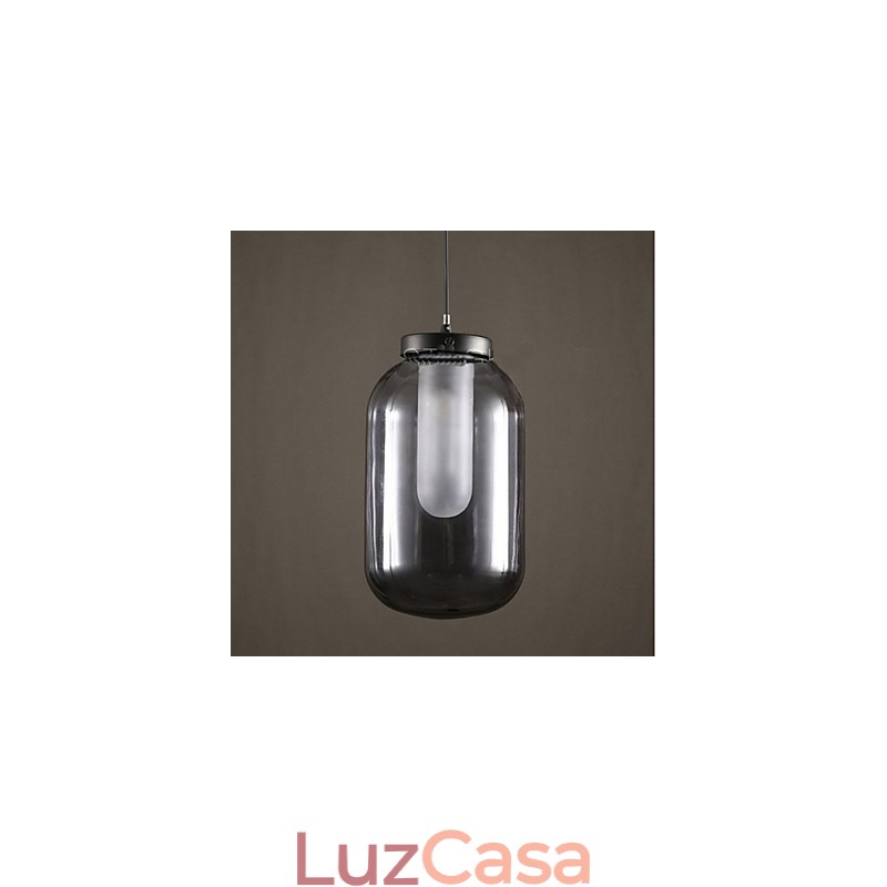 Luminárias de vidro simples e modernas