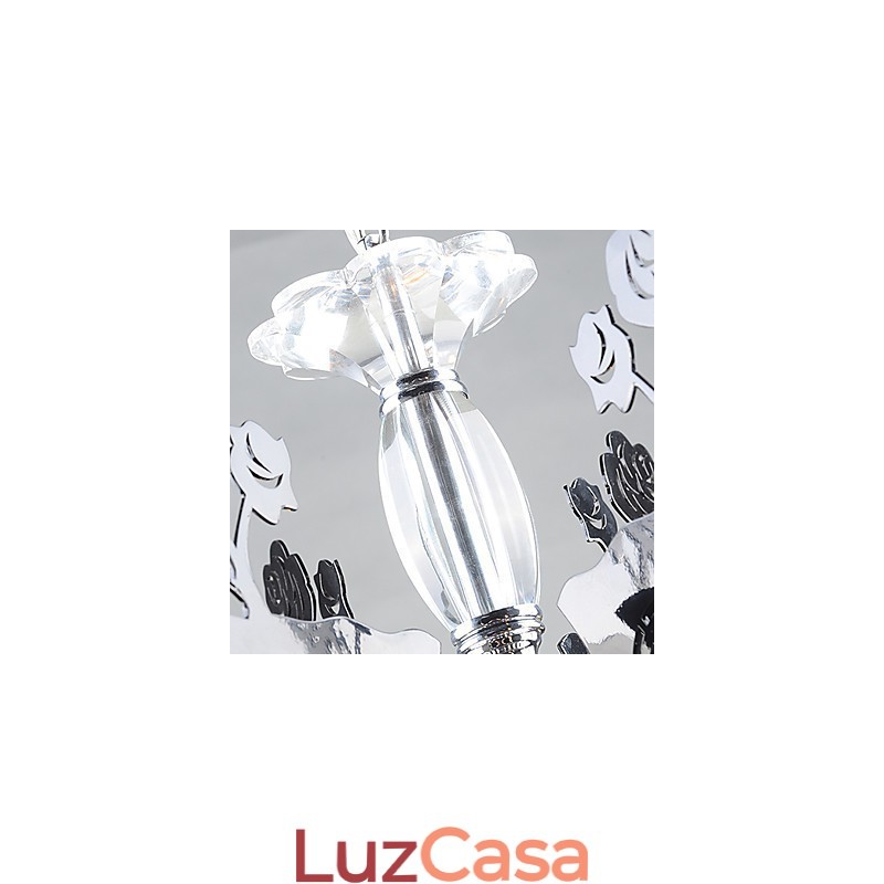 Lustre Moderno Contemporâneo Metal