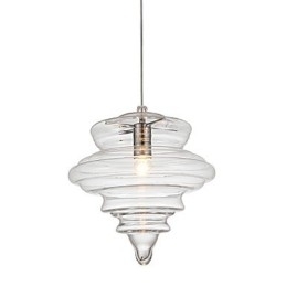 Luminária Pendente 1 Luz Moderna Simplicidade Incolor Vidro Transparente