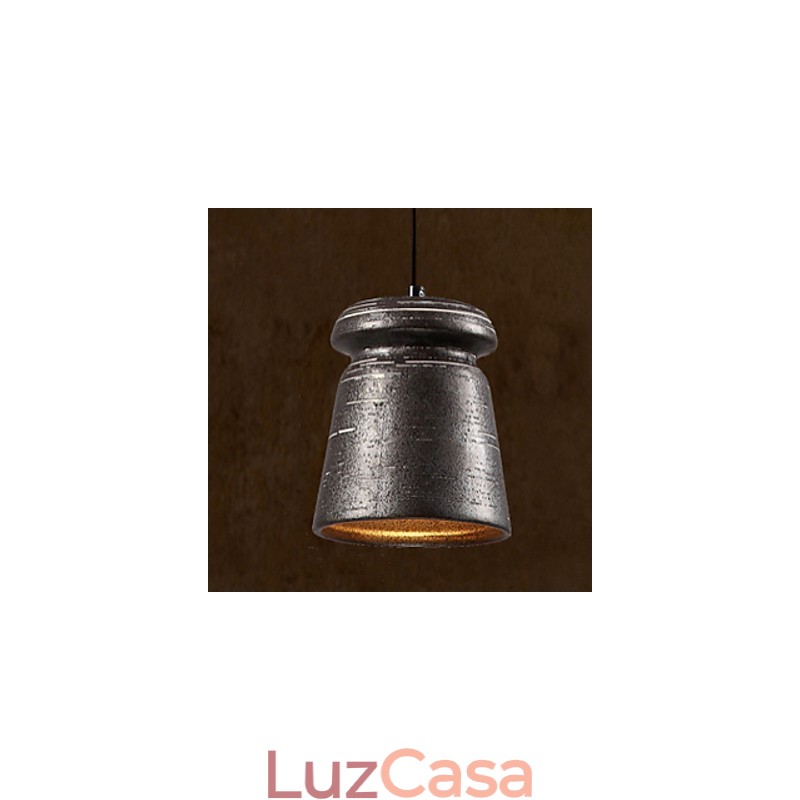 Lustre de cerâmica retrô personalidade pendurado para casa de chá