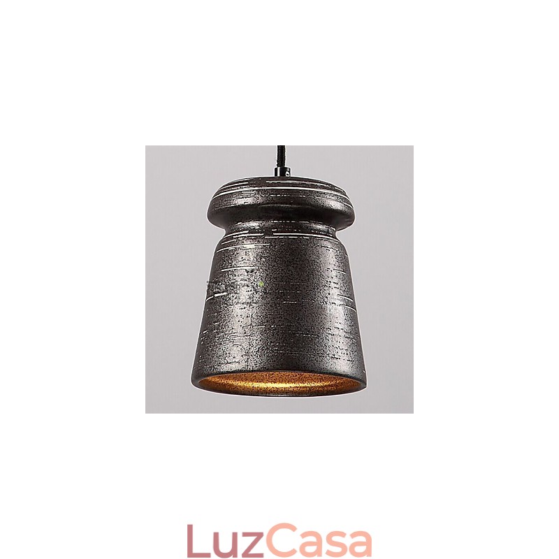 Lustre de cerâmica retrô personalidade pendurado para casa de chá