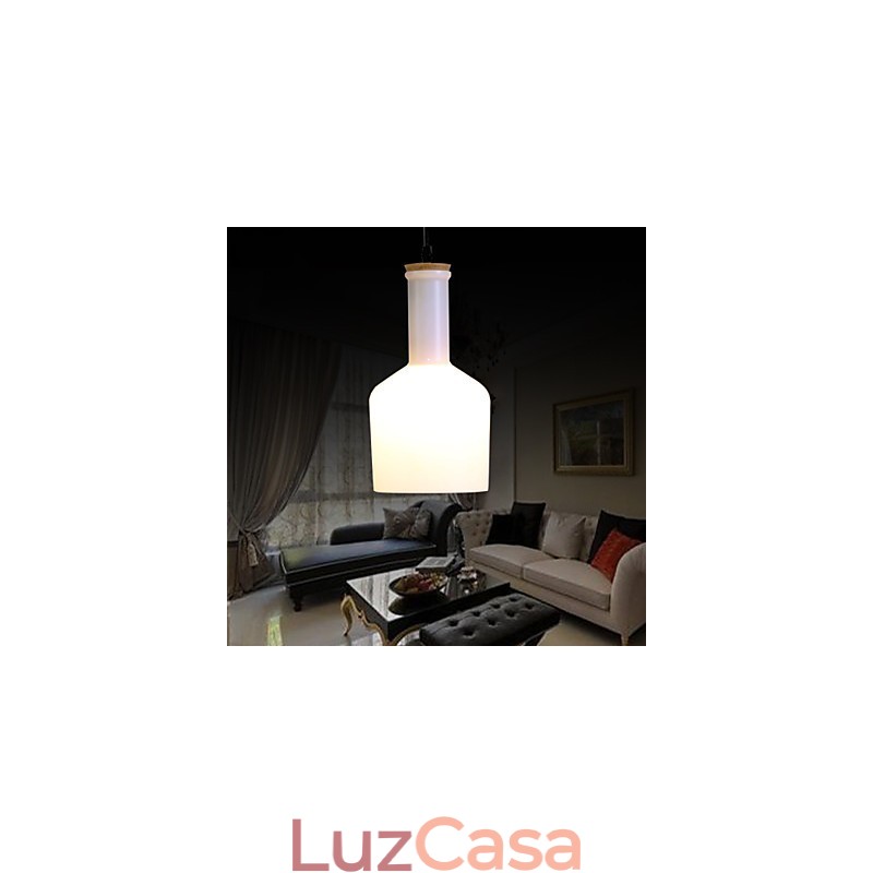 Luminária pendente de metal contemporânea moderna