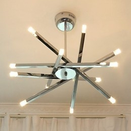 Moda criativa iluminação designer lâmpadas 12 lustre de luz