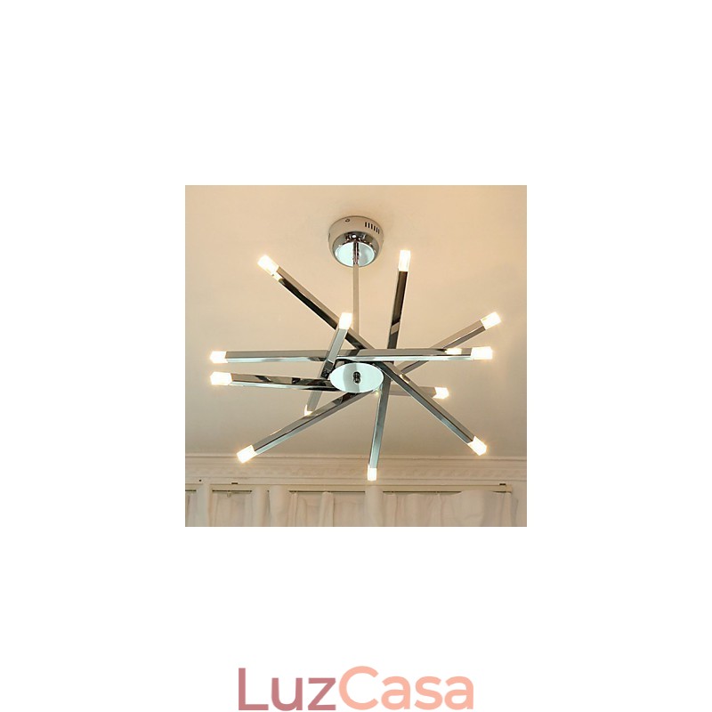 Moda criativa iluminação designer lâmpadas 12 lustre de luz