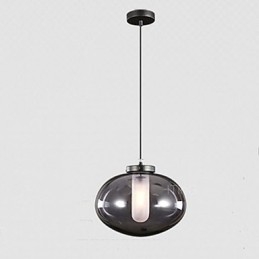 Luminárias de vidro simples e modernas