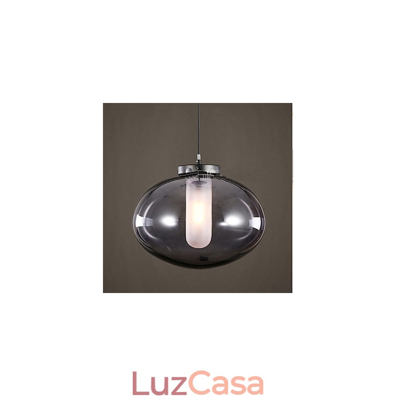 Luminárias de vidro simples e modernas