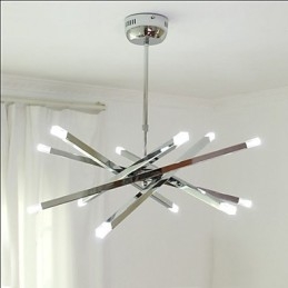 Moda criativa iluminação designer lâmpadas 12 lustre de luz
