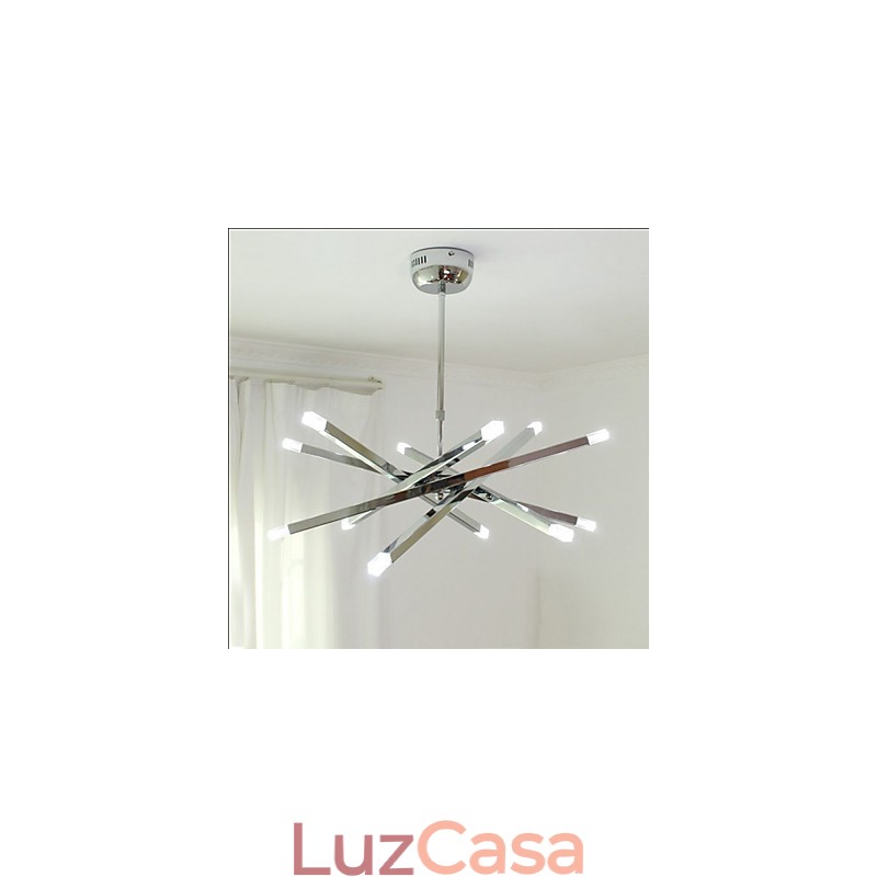 Moda criativa iluminação designer lâmpadas 12 lustre de luz