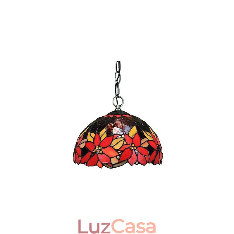 Luminária pendente galvanizada estilo mini tigela