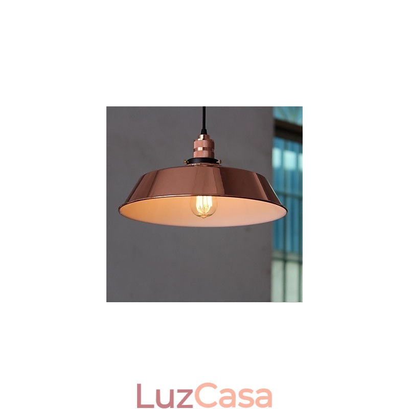 O diâmetro do lustre retrô minimalista de 360 mm com capa única