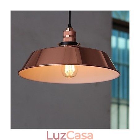 O diâmetro do lustre retrô minimalista de 360 mm com capa única