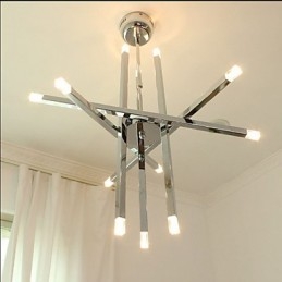 Moda criativa iluminação designer lâmpadas 12 lustre de luz