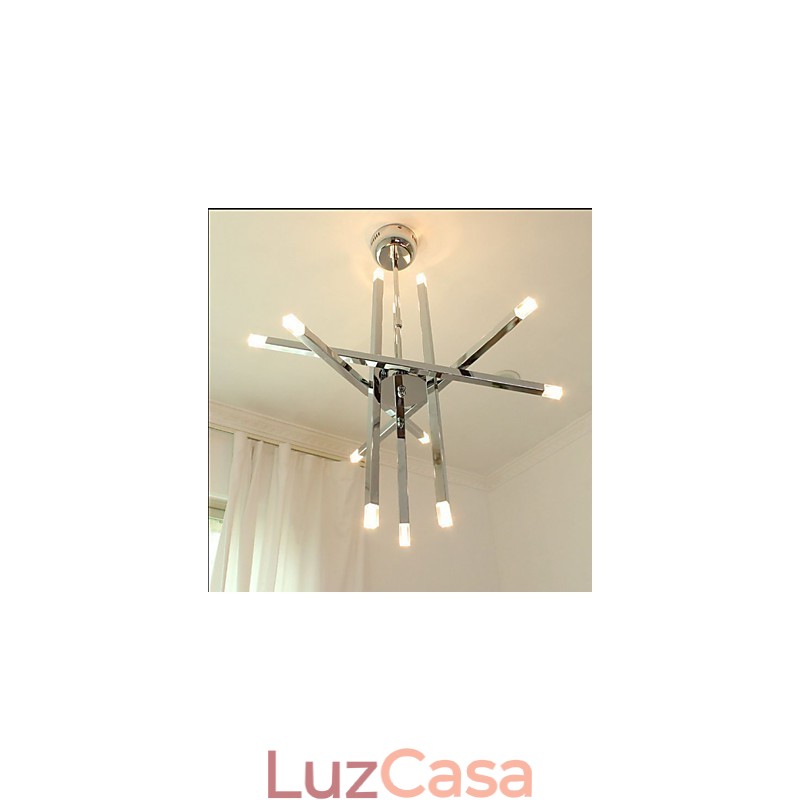 Moda criativa iluminação designer lâmpadas 12 lustre de luz