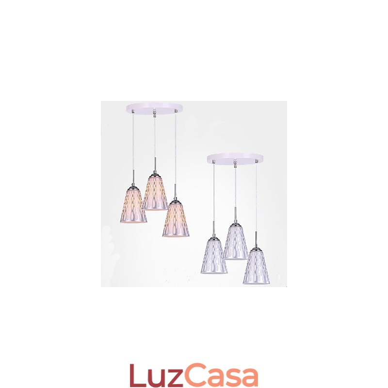 Luminárias de teto e lanternas modernas e simples para jantar