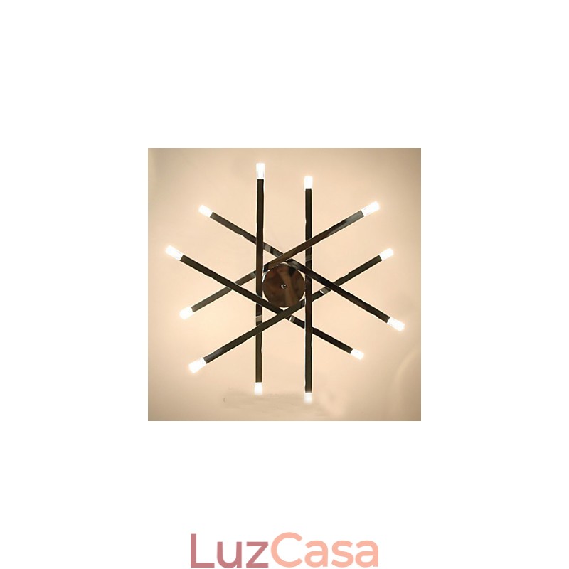 Moda criativa iluminação designer lâmpadas 12 lustre de luz