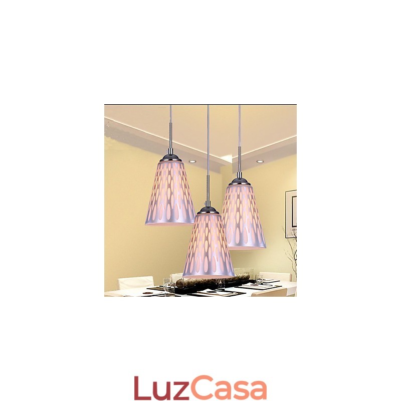 Luminárias de teto e lanternas modernas e simples para jantar