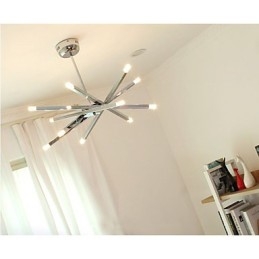 Moda criativa iluminação designer lâmpadas 12 lustre de luz