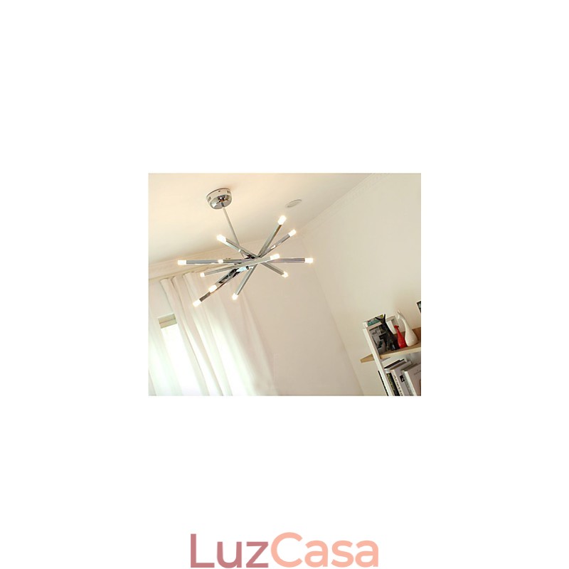 Moda criativa iluminação designer lâmpadas 12 lustre de luz