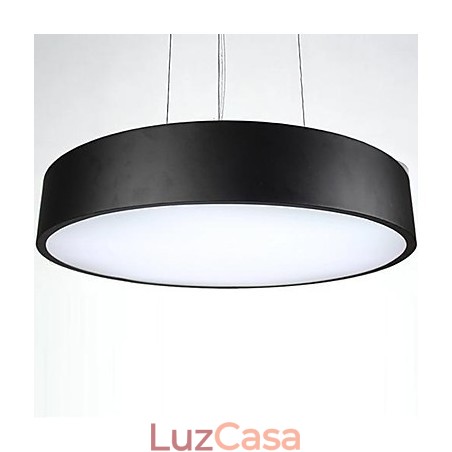 Luminária pendente de metal contemporânea moderna