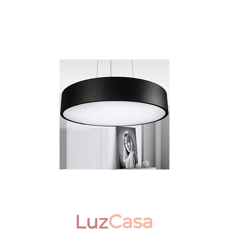 Luminária pendente de metal contemporânea moderna