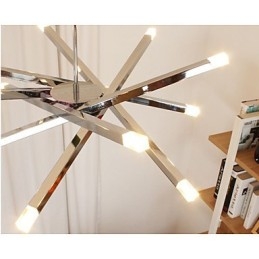 Moda criativa iluminação designer lâmpadas 12 lustre de luz