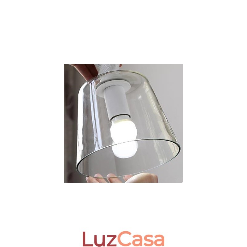 Lustre de vidro de pássaros de patinhos de cabeça única Lustre de refeições