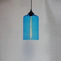 Garrafa Design Pendente 1 Luz Conciso Ferro Pintura