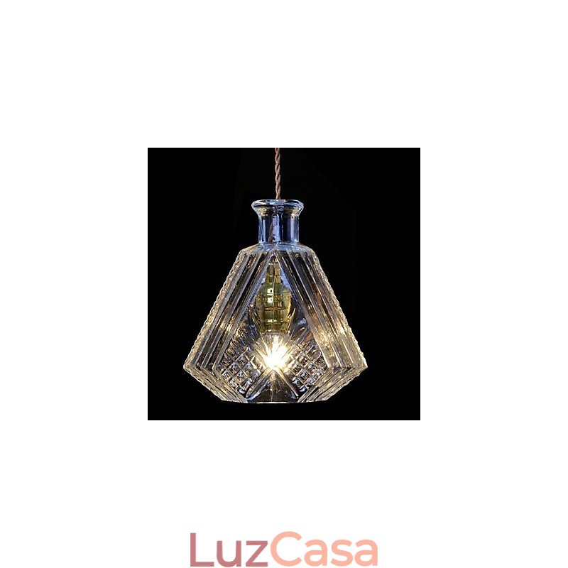Luminária pendente de metal contemporânea moderna