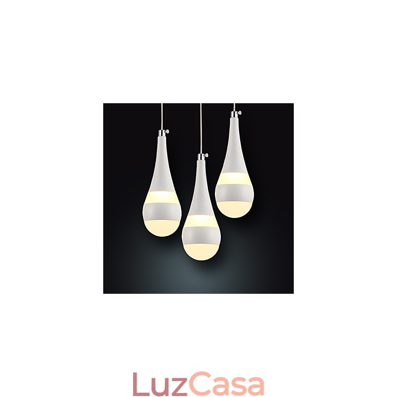 Luminárias pendentes modernas contemporâneas de metal