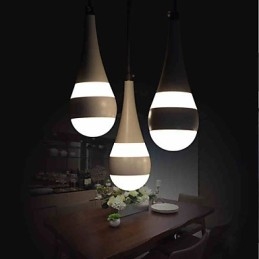 Luminárias pendentes modernas contemporâneas de metal