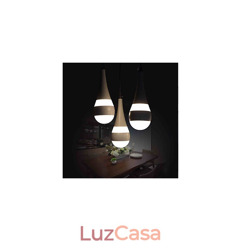 Luminárias pendentes modernas contemporâneas de metal