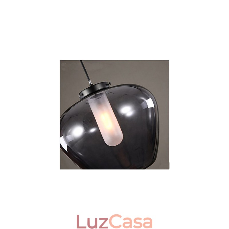 Luminárias de vidro simples e modernas