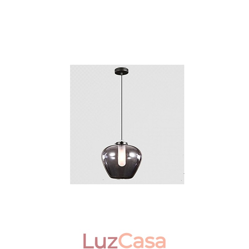 Luminárias de vidro simples e modernas