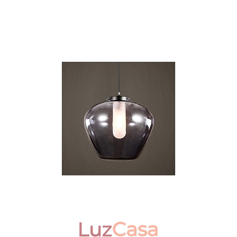 Luminárias de vidro simples e modernas