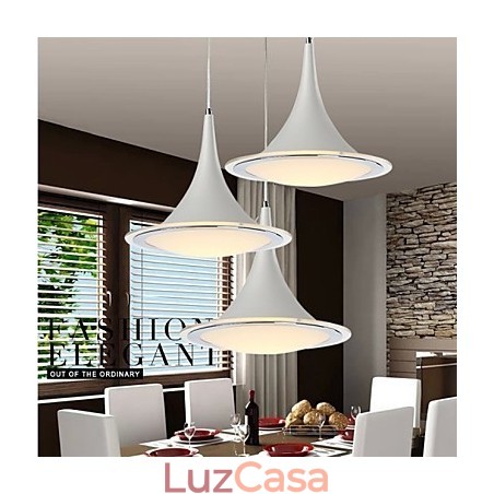 1Luzes pendentes Droplight Lustre de acrílico 1Luzes pendentes Droplight Lustre de acrílico
