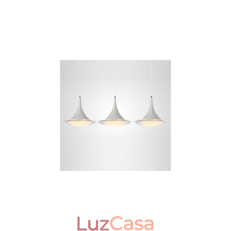 1Luzes pendentes Droplight Lustre de acrílico