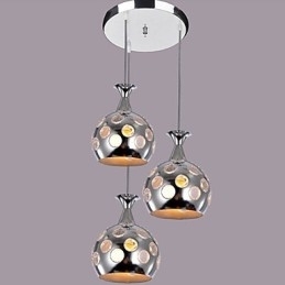Luminária pendente moderna contemporânea estilo mini ilha galvanizada