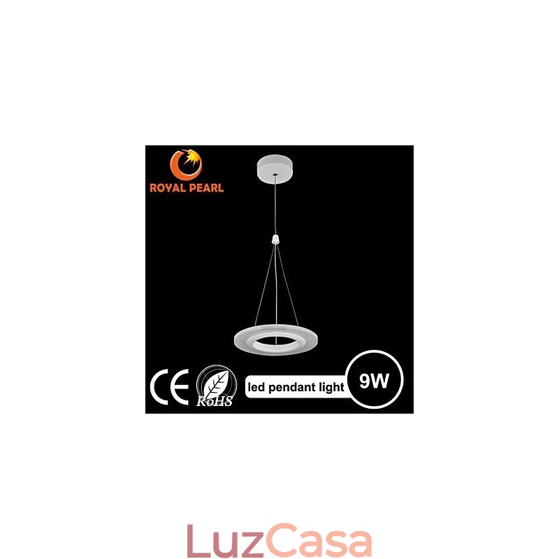 Luminária pendente Art Déco de 9 W de alto custo-benefício