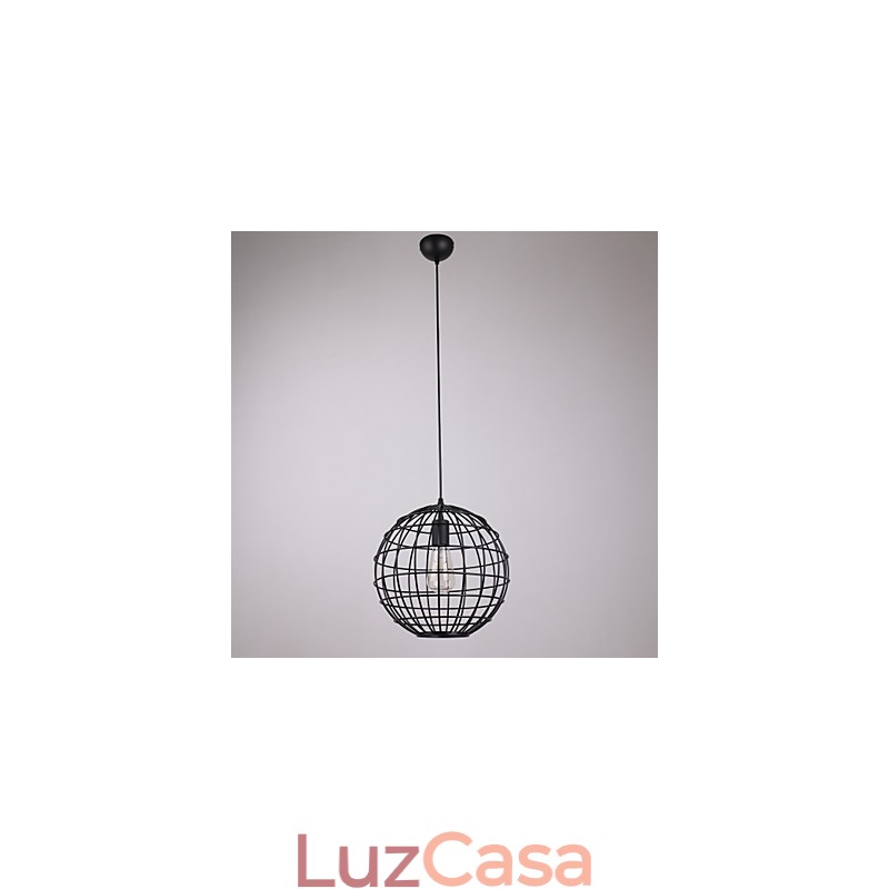 Mini luminária pendente esférica 1 luz de processamento de pintura