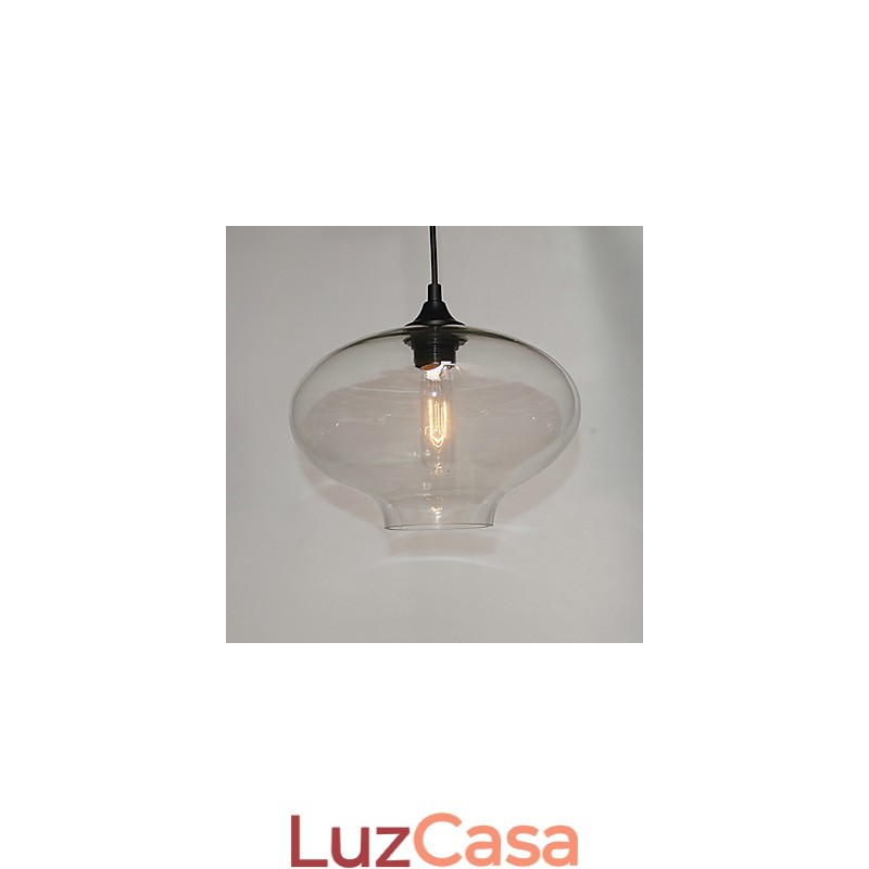 Pendente Bubble Design 1 Luz Minimalista Pintura em Ferro