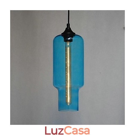 Luminária pendente de vidro moderna com design de bolha marrom Luminária pendente de vidro moderna com design de bolha marrom