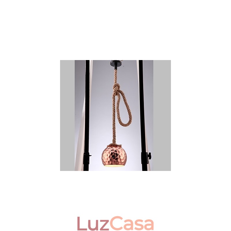 Lustre American Country Lustre Corda Criativo