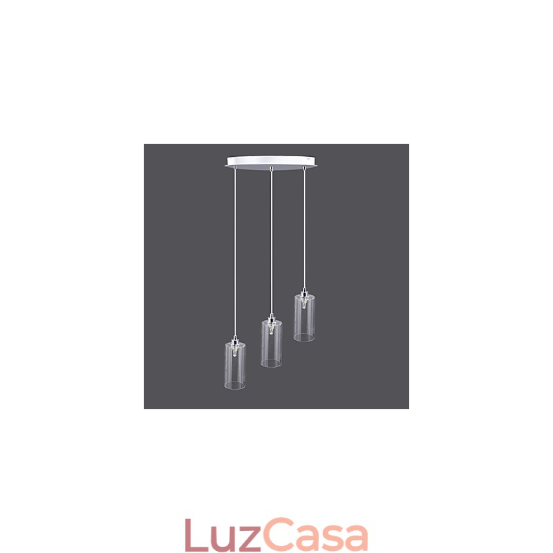 Luzes criativas de vidro simples e modernas