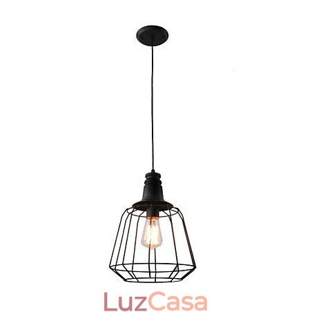 Rústico Lodge Retro Country Mini Estilo Pintura Metal Pendente Luz Garagem