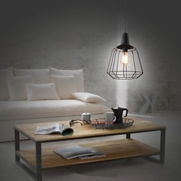 Rústico Lodge Retro Country Mini Estilo Pintura Metal Pendente Luz Garagem